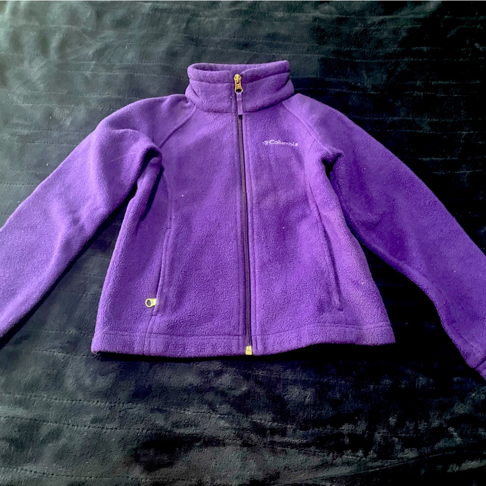Children’s purple Columbia zip up